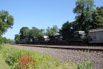 NS 1819 leads a freight west past MP 116